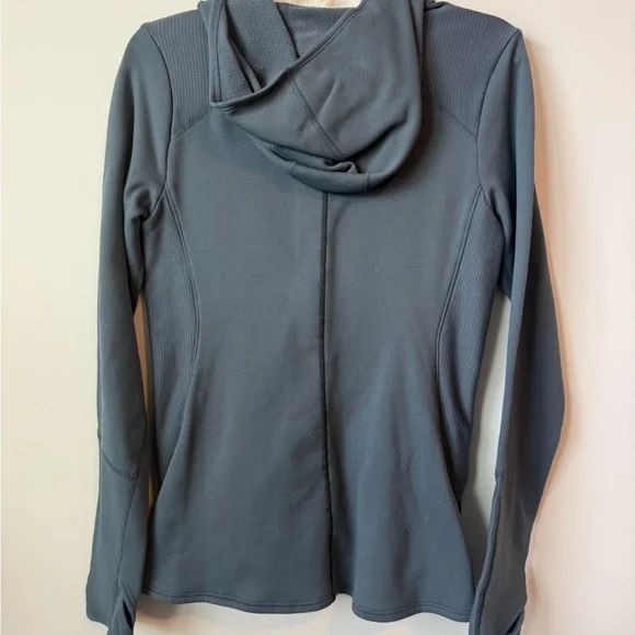 Under Armour Women's Steel Blue Zip-Up Hoodie - Picture 5 of 7